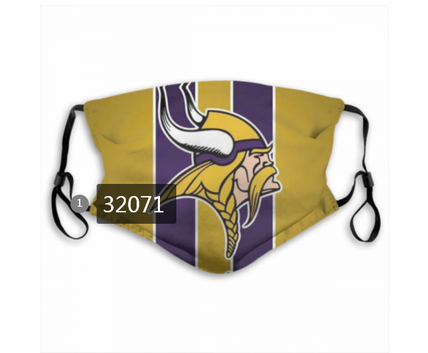 NFL 2020 Minnesota Vikings #99 Dust mask with filter->nfl dust mask->Sports Accessory